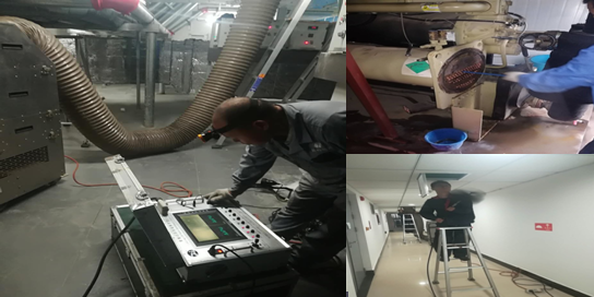 大型中央空調(diào)及盤管清洗項目